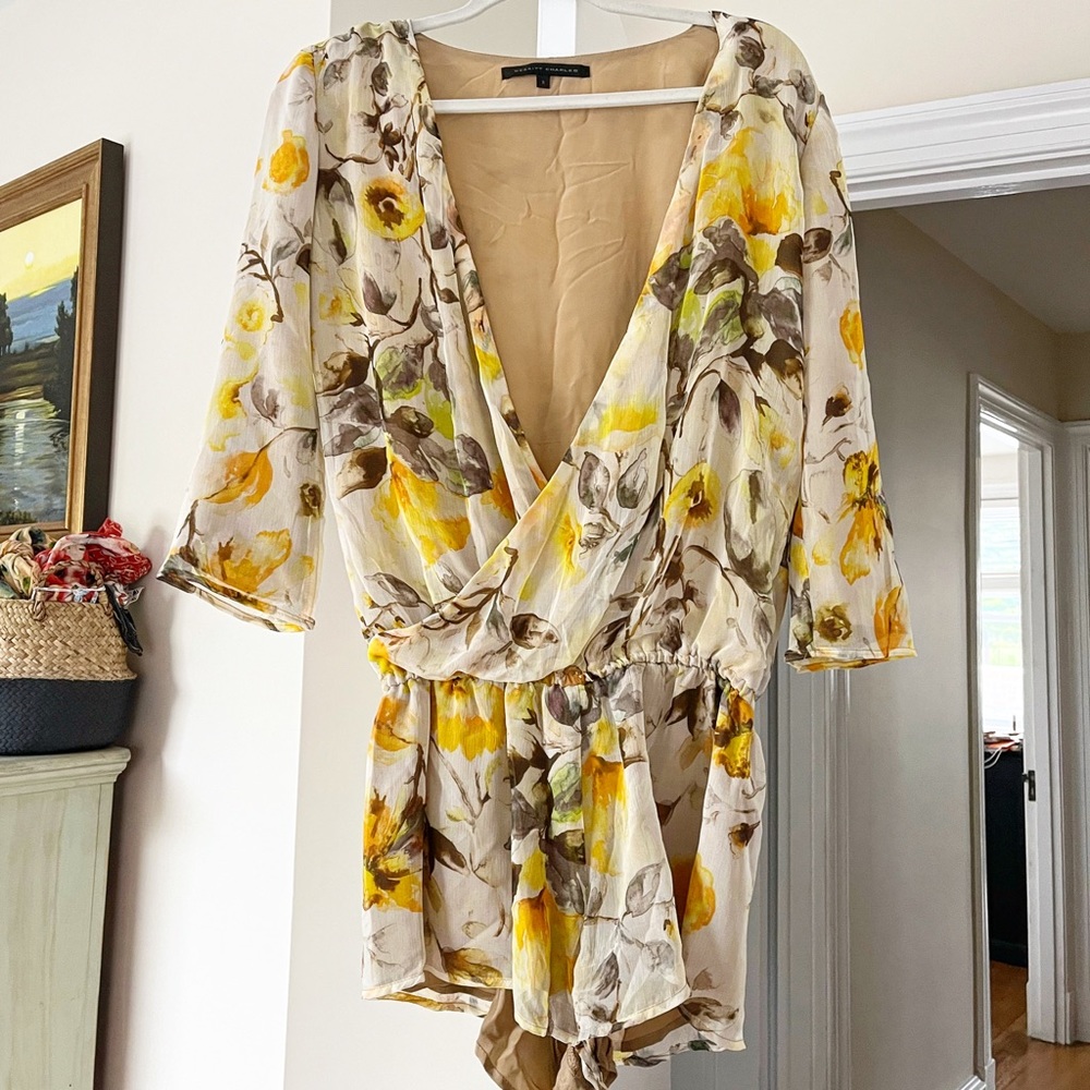 Merritt Charles Floral Romper